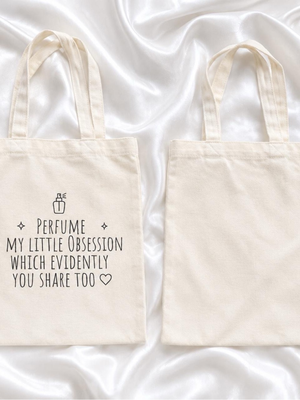 Perfume tote bag NEW opened packaging